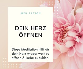 Meditation Herz öffnen