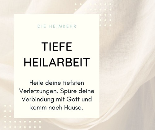 Heilarbeit Tiefe Heilung für die Seele: Die Verbindung mit Gott