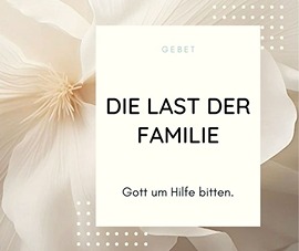 Generationenflüche lösen - Gebet Generationenflüche lösen - Gebet