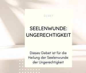 Seelenwunde Ungerechtigkeit